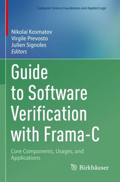 Cover Guide to Software Verification with Frama-C