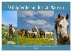 Wildpferde am Kruzi Plateau (Wandkalender 2026 DIN A2 quer), CALVENDO Monatskalender