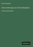 Notice historique sur l'Ecole Massillon