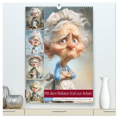 Cover Mit dem Rollator früh zur Arbeit (hochwertiger Premium Wandkalender 2026 DIN A2 hoch), Kunstdruck in Hochglanz