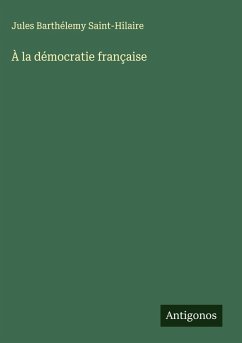 Cover À la démocratie française