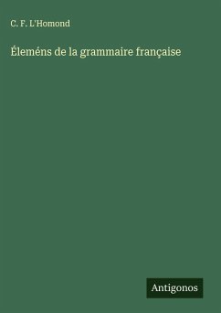 Cover Éleméns de la grammaire française
