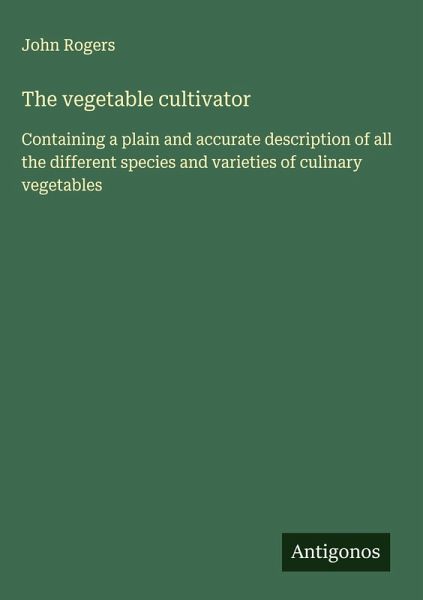 The vegetable cultivator
