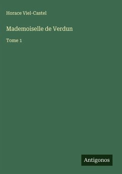 Cover Mademoiselle de Verdun