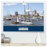 Die Elbmetropole Hamburg (hochwertiger Premium Wandkalender 2026 DIN A2 quer), Kunstdruck in Hochglanz