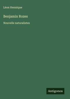 Cover Benjamin Rozes