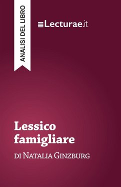 Cover Lessico famigliare - Natalia Ginzburg (analisi del libro)