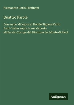 Cover Quattro Parole