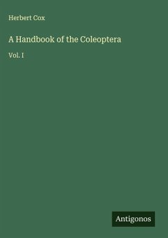 Cover A Handbook of the Coleoptera