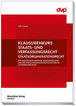 Cover Klausurenkurs Staats- und Verfassungsrecht