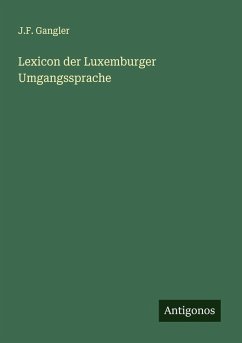 Cover Lexicon der Luxemburger Umgangssprache