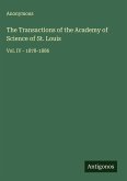 The Transactions of the Academy of Science of St. Louis