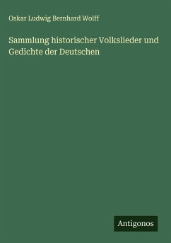 Cover Sammlung historischer Volkslieder und Gedichte der Deutschen