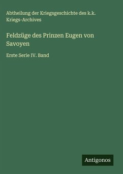 Cover Feldzüge des Prinzen Eugen von Savoyen