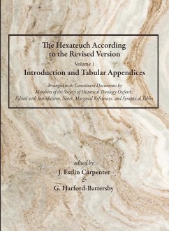 Cover The Hexateuch According to the Revised Version, Volume 1 Introduction and Tabular Appendices