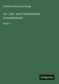 Cover Liv-, Est- und Curländisches Urkundenbuch