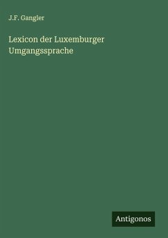 Cover Lexicon der Luxemburger Umgangssprache