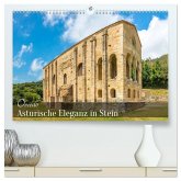 Oviedo - Asturische Eleganz in Stein (hochwertiger Premium Wandkalender 2026 DIN A2 quer), Kunstdruck in Hochglanz
