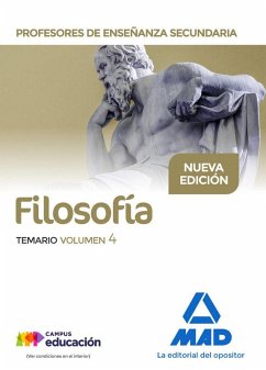 Cover Profesores de Enseñanza Secundaria, filosofía. Temario
