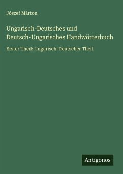 Cover Ungarisch-Deutsches und Deutsch-Ungarisches Handwörterbuch