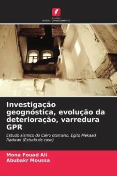 Cover Investigação geognóstica, evolução da deterioração, varredura GPR