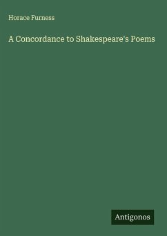 Cover A Concordance to Shakespeare's Poems
