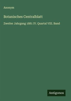 Botanisches Centralblatt - Anonym
