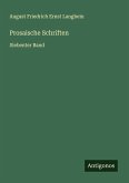 Prosaische Schriften Prosaische Schriften