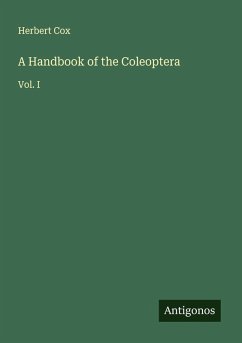 Cover A Handbook of the Coleoptera