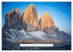 Drei Zinnen-Wanderung: Vom Misurinasee bis nach oben zum Rienzplateau (Wandkalender 2026 DIN A3 quer), CALVENDO Monatskalender