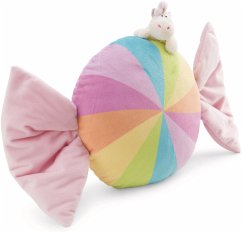 Cover Nici 61918 Kissen Bonbonförmig 45cm mit Kuscheltier Einhorn