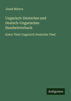 Cover Ungarisch-Deutsches und Deutsch-Ungarisches Handwörterbuch