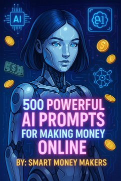 Cover 500 Powerful AI Prompts for Making Money Online (eBook, ePUB)