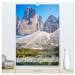 Rund um die ... Drei Zinnen (hochwertiger Premium Wandkalender 2026 DIN A2 hoch), Kunstdruck in Hochglanz Cover Rund um die ... Drei Zinnen (hochwertiger Premium Wandkalender 2026 DIN A2 hoch), Kunstdruck in Hochglanz