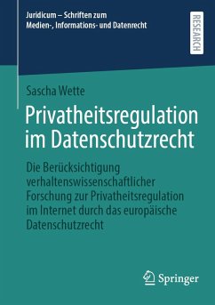 Cover Privatheitsregulation im Datenschutzrecht (eBook, PDF)