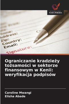 Cover Ograniczanie kradzieży tożsamości w sektorze finansowym w Kenii