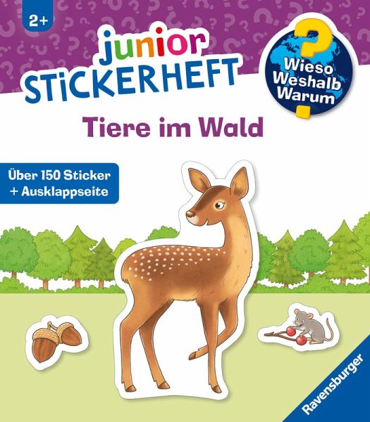 Wieso? Weshalb? Warum? junior Stickerheft - Tiere im Wald Wieso? Weshalb? Warum? junior Stickerheft - Tiere im Wald