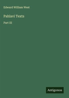 Cover Pahlavi Texts