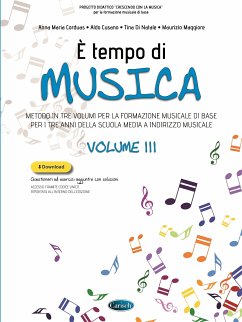 Cover Anna Maria Corduas_Aldo Cusano_Tina Di Natale, Č Tempo Di Musica Volum Theory and Education Buch + Online-Audio