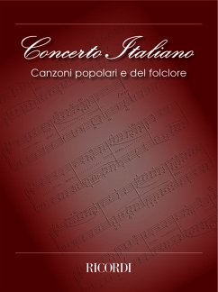 Cover Concerto Italiano - Canzoni popolari e del folclore: linea melodica/strumenti vari