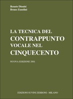 Cover La tecnica del contrappunto vocale nel cinquecento (it, broschiert)