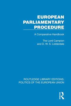 European Parliamentary Procedure (eBook, PDF) Cover European Parliamentary Procedure (eBook, PDF)