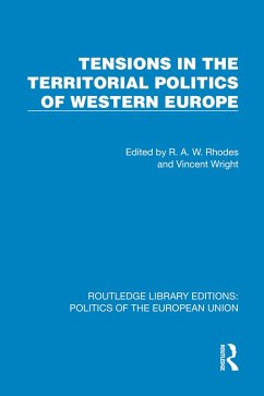 Cover Tensions in the Territorial Politics of Western Europe (eBook, PDF)