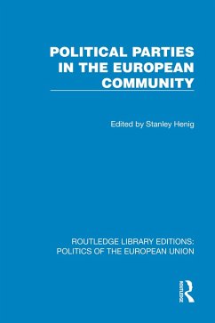 Political Parties in the European Community (eBook, ePUB) Cover Political Parties in the European Community (eBook, ePUB)
