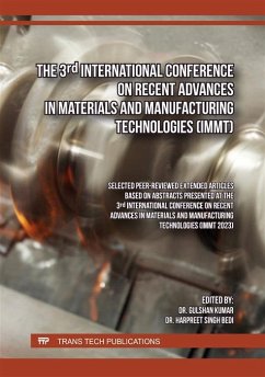 Cover The 3rd International Conference on Recent Advances in Materials and Manufacturing Technologies (IMMT) (eBook, PDF)