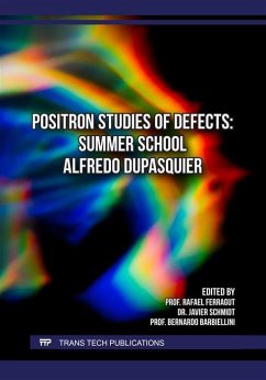 Cover Positron Studies of Defects: Summer School Alfredo Dupasquier (eBook, PDF)
