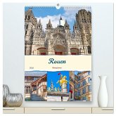 Rouen - Reiseplaner (hochwertiger Premium Wandkalender 2026 DIN A2 hoch), Kunstdruck in Hochglanz