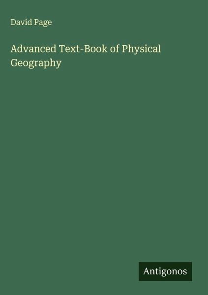 Advanced Text-Book of Physical Geography