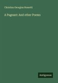 A Pageant: And other Poems
