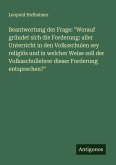 Beantwortung der Frage: 